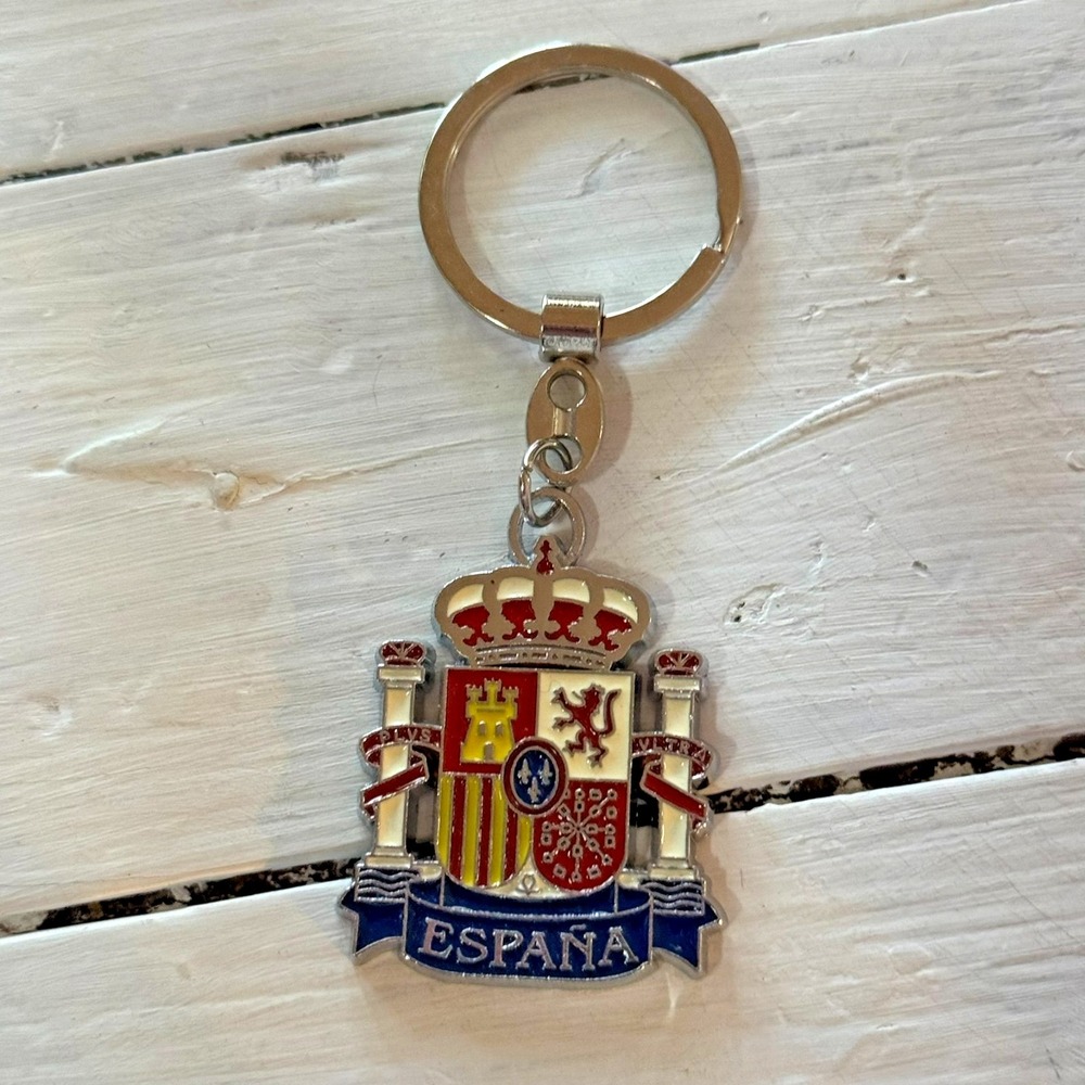 Spain Espana Key Chain Key Ring Metal